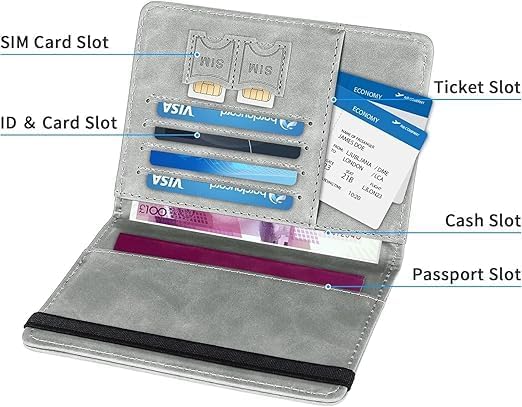 Premium RFID Passport Wallet